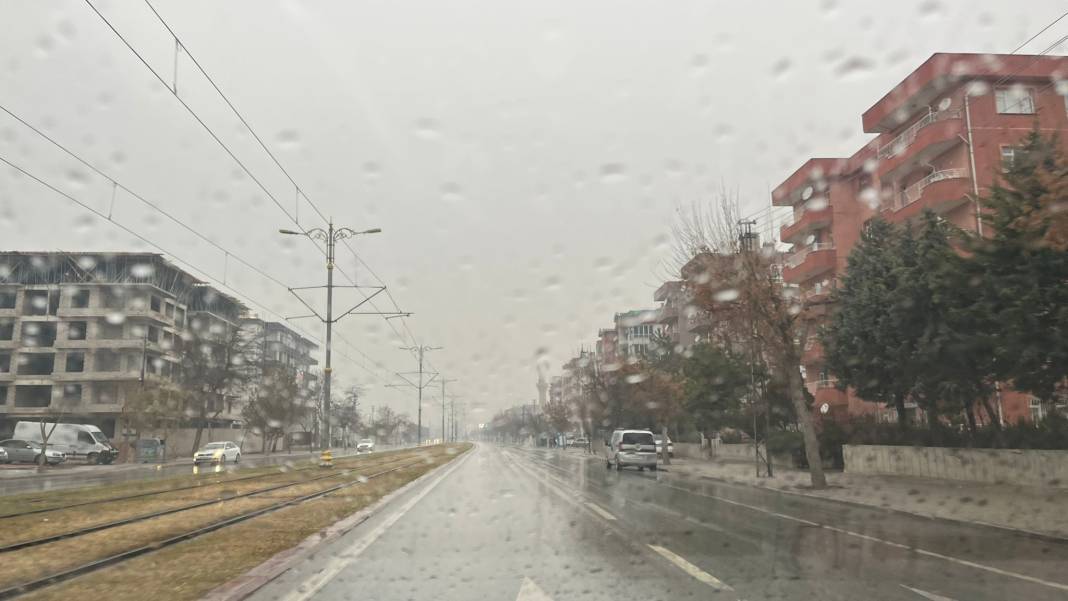 Konya’da tahminler tuttu! Bugün yağmur, yarın kar var 3